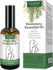 Organic Rosemary Essential Oil for Hair Care, Diffuser, Aromatherapy - Pure Hair and Nail Treatment, Scalp Care 50ml