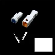3 Sets M~ni Auto Connectors 2 3 4 6 8 Pin 0.7mm Waterproof Socket Male And Female Butt Compatible With Car Ship Household Appliances(2P 3set)