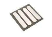 M47392-001 Rubber Feet Natural Silver