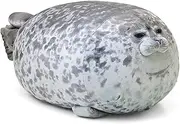 Chubby Blob Seal Pillow,Stuffed Cotton Plush Animal Toy Cute Ocean Pillow Pets Medium(17.6 in)