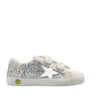 Golden Goose Kids Beats Old School Low-Top Sneakers 22,33,23,24,25,27,29,19,20,21 silver