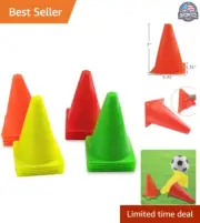 Retractable Traffic Cones Set of 24 - Versatile Markers for Agility Training