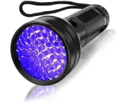 Uv Blacklight Flashlight, 51 Blacklight Leds