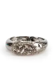 Silver Chunky Embellished Bracelet