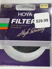 62mm Genuine Hoya ND4 ND 4 Lens filter Neutral Density ND4X ND 4X Japan E62 E-62