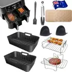 Air Fryer Accessories, Silicone Air Fryer Liners for Ninja AF300UK AF400UK