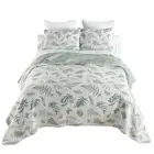 Set 2Piece Botanical Lodge Quilt Set with Twin Quilt and One Standard Pillow