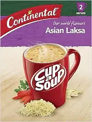 CONTINENTAL Cup-A-Soup | Asian Laksa, 2 pack, 65g