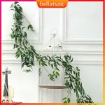 1.7M ARTIFICIAL GREEN SILK WILLOW RATTAN LEAVES GARLAND/WEDD