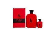 2pc Ralph Lauren Polo Red Travel Exclusive Gift Set Mens Fragrance EDT 125ml