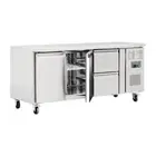 Polar G-Series 2 Door & 2 Drawer Counter Fridge with Digital Controls - 417L
