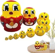 Frxib Christmas Nesting Dolls - Cartoon Stacking Dolls,Funny Home Decoration, Lovely Nesting Toys for Christmas, New Year, Halloween, Thanksgiving
