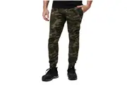 2 x Mens Hard Yakka 3056 Camo Jogger Cotton Trackie Pant Camouflage