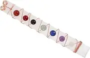 Luxshiny Selenite Stick Ornament with Elegant Copper Wire Wrap Decorative Crystal Stone Adornment Multi Purpose Home Decor Accent Unique Eye Catching Design for Versatile Use
