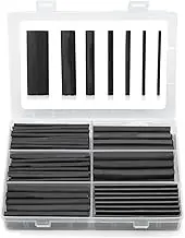 180Piece Heat Shrink Tubing Kit 3:1 Ratio Adhesive Lined Marine Grade Shrink Wrap Industrial Heat-Shrink Tubing
