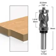 1/2" Shank Bearing Compression Flush Trim Solid Carbide CNC Router Bit End Mill