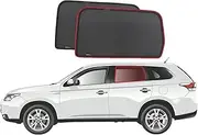 Genuine SNAPSHADES Car Rear Window Shades for Mitsubishi Outlander 3rd Gen (2012-2021)