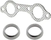 YEJIANGHUA Exhaust Donut & Manifold Gasket Compatible with Polaris RZR 800 S 800 2008-2014 2013 2012 2011 2010 2009 RZR800 RZR800S Sportsman 600 700 Natural