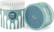 Cliganic Organic Paper Swabs, 400 Count