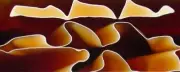 Amber Water BTW4KSM Acrylic (2 pc) Knife Scales 1/4" x 1 1/2" x 6"