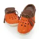 美國加州 PONIC&Co. CODY 防水輕量 洞洞半包式拖鞋 雨鞋 橘色 男女 休閒鞋 懶人鞋 真皮流蘇 環保膠鞋