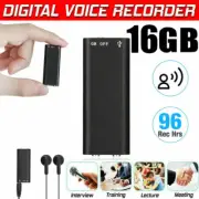 Mini Audio Recorder Voice Activated Office Listening Device 96 Hours 16GB