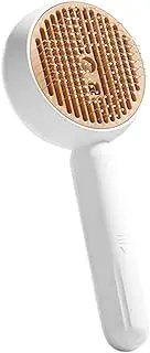 Huvqianu Steam Cat Brush | Long Hair Matting Self-Cleaning Brush,Anti-slip Dog Comb for Shedding Grooming Cleaning Bath Pet Care Indoor Kitten Puppy Hair Removal