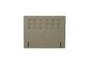 Slumberland Square Buttoned Headboard - Double / Wheat