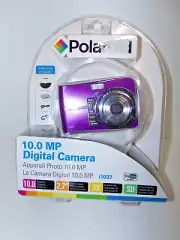 Purple POLAROID 10.0 MP Digital Camera i1037 Ready-To-Use Kit - SEALED NEW