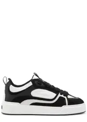 Cleens Essential Skate Panelled Mesh Sneakers - Black - 42 (IT42 / UK8) 42 (IT42 / UK8)