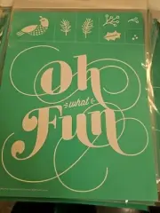 Chalk Couture Transfer/ Stencil- Size B- New Reusable Oh What Fun