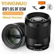 YONGNUO 85mm F1.8S DF DSM Metal Version Full Frame Prime Lens for Sony E-mount
