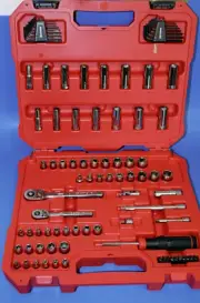 Craftsman USA 88 Piece SAE / Metric Socket Tool Set Made in Texas USA CMMT45018