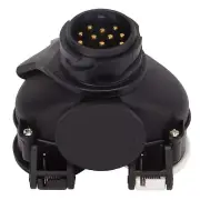 13 Pin-7 Pin Trailer Plug Adapter Dual Socket Plug Conversion Adapter for All Tr