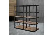 Giantz 4x1.5M Garage Shelving Warehouse Rack Pallet Racking Storage Shelve Black