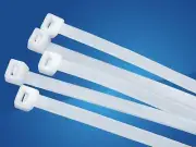 500 INDUSTRIAL 8" NATURAL WIRE CABLE ZIP TIES NYLON TIE WRAPS MADE IN USA