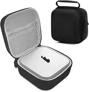 [KUWUNG] Hard Carrying Case for Mac Mini M4/M4 Pro, Mac Mini Case, Waterproof and Shockproof Storage Bag, Soft Inner Lining and Mesh Pocket for Accessories, Compact and Portable for Travel