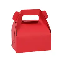 在飛比找樂天市場購物網優惠-紅色牛皮包裝盒 喜糖盒 餅乾包裝盒禮盒 麵包蛋糕包裝盒 牛皮