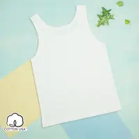 在飛比找momo購物網優惠-【annypepe】男童純棉背心 橫紋-白110-150(兒