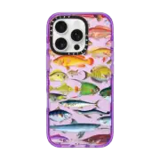 iPhone 16 Pro Impact Case Fish Rainbow