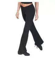 Ellis Bella Black V waist Jazz pants