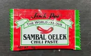 【80 pkts】Jack Pot TO GO Sambal Oelek Chili Paste Packets 9g*80pkts.