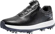 [JiuQing] Golf Shoes Men Spikes Professional Golf Sneaker Quick Lacing Breathable Anti-Slip