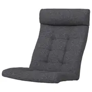 POÄNG armchair cushion, Gunnared dark grey