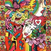 Love by Ellie Paisley Brooks BLOTTER ART perforated tabs psychedelic