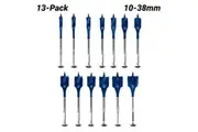 Bosch 13-Piece Daredevil Spade Bit Set in Pouch (DSB5013P )