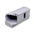 Outland Models Railway Scenery Abandoned Prefab House 1:87 HO Scale