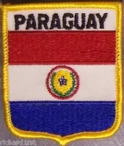 Embroidered International Patch National Flag of Paraguay NEW bunting