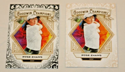 ROSE ZHANG (2) 2025 GOODWIN CHAMPIONS GLOSSY BLACK & BASE #49 GOLF