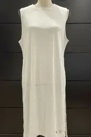 Adidas Climalite Womens Long Tunic Slit Side Sleeveless Open Back Size Large